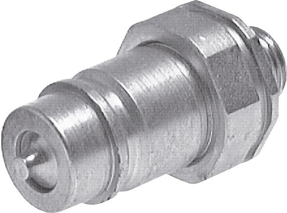 Acier DN 12.5 Coupleur hydraulique Bouchon 16 mm S Anneau de compression ISO 7241-1 A/8434-1 D 20.5mm