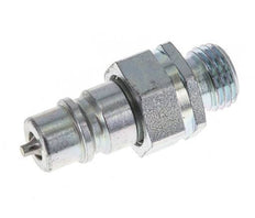 Steel DN 6.3 Hydraulic Coupling Plug 8 mm L Compression Ring ISO 7241-1 A/8434-1 D 12mm