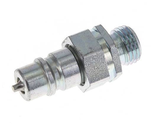 Acier DN 6.3 Coupleur hydraulique Bouchon 8 mm L Anneau de compression ISO 7241-1 A/8434-1 D 12mm