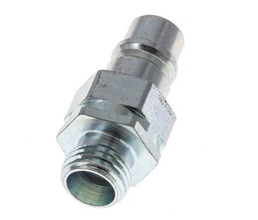 Acier DN 6.3 Coupleur hydraulique Bouchon 8 mm L Anneau de compression ISO 7241-1 A/8434-1 D 12mm