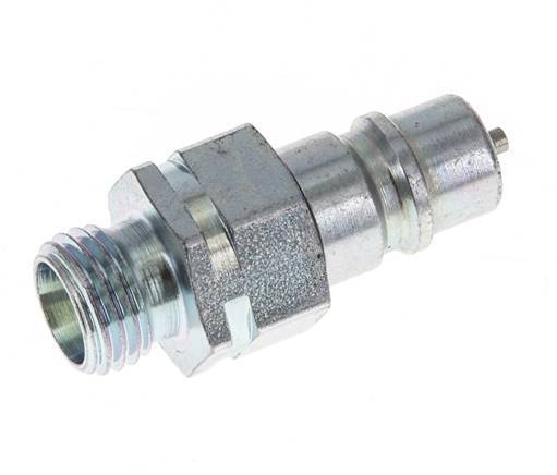 Acier DN 6.3 Coupleur hydraulique Bouchon 8 mm L Anneau de compression ISO 7241-1 A/8434-1 D 12mm