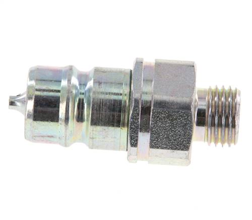 Acier DN 10 Coupleur hydraulique Bouchon 8 mm L Anneau de compression ISO 7241-1 A/8434-1 D 17.3mm