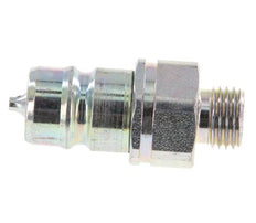 Acier DN 10 Coupleur hydraulique Bouchon 8 mm L Anneau de compression ISO 7241-1 A/8434-1 D 17.3mm