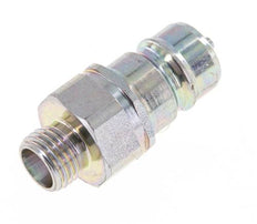 Acier DN 10 Coupleur hydraulique Bouchon 8 mm L Anneau de compression ISO 7241-1 A/8434-1 D 17.3mm