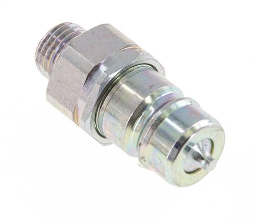 Acier DN 10 Coupleur hydraulique Bouchon 8 mm L Anneau de compression ISO 7241-1 A/8434-1 D 17.3mm