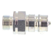 Acier DN 10 Coupleur hydraulique Bouchon 10 mm L Anneau de compression ISO 7241-1 A/8434-1 D 17.3mm