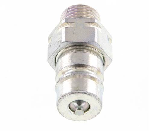 Acier DN 10 Coupleur hydraulique Bouchon 10 mm L Anneau de compression ISO 7241-1 A/8434-1 D 17.3mm