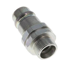 Acier DN 12.5 Coupleur hydraulique Bouchon 8 mm L Anneau de compression ISO 7241-1 A/8434-1 D 20.5mm