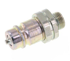 Acier DN 12.5 Coupleur hydraulique Bouchon 12 mm L Anneau de compression ISO 7241-1 A/8434-1 D 20.5mm