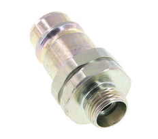 Acier DN 12.5 Coupleur hydraulique Bouchon 12 mm L Anneau de compression ISO 7241-1 A/8434-1 D 20.5mm
