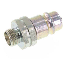 Acier DN 12.5 Coupleur hydraulique Bouchon 12 mm L Anneau de compression ISO 7241-1 A/8434-1 D 20.5mm