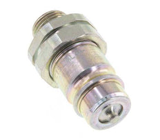 Acier DN 12.5 Coupleur hydraulique Bouchon 12 mm L Anneau de compression ISO 7241-1 A/8434-1 D 20.5mm