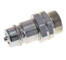 Steel DN 12.5 Hydraulic Coupling Plug 18 mm L Compression Ring ISO 7241-1 A/8434-1 D 20.5mm