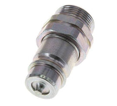 Acier DN 12.5 Coupleur hydraulique Bouchon 18 mm L Anneau de compression ISO 7241-1 A/8434-1 D 20.5mm