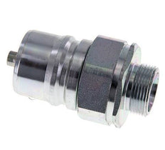 Steel DN 25 Hydraulic Coupling Plug 18 mm L Compression Ring ISO 7241-1 A/8434-1 D 34.3mm