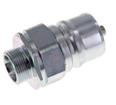 Steel DN 25 Hydraulic Coupling Plug 18 mm L Compression Ring ISO 7241-1 A/8434-1 D 34.3mm