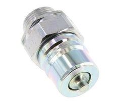 Acier Coupleur hydraulique DN 25 Bouchon 22 mm L Anneau de compression ISO 7241-1 A/8434-1 D 34.3mm