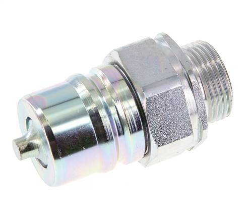Acier Coupleur hydraulique DN 25 Bouchon 22 mm L Anneau de compression ISO 7241-1 A/8434-1 D 34.3mm