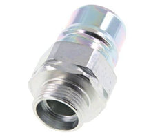 Acier Coupleur hydraulique DN 25 Bouchon 22 mm L Anneau de compression ISO 7241-1 A/8434-1 D 34.3mm