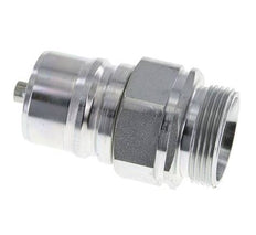Acier Coupleur hydraulique DN 25 Bouchon 28 mm L Anneau de compression ISO 7241-1 A/8434-1 D 34.3mm