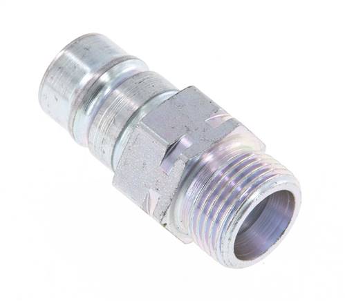 Acier DN 10 Coupleur hydraulique Bouchon 12 mm S Anneau de compression ISO 7241-1 A/8434-1 D 17.3mm