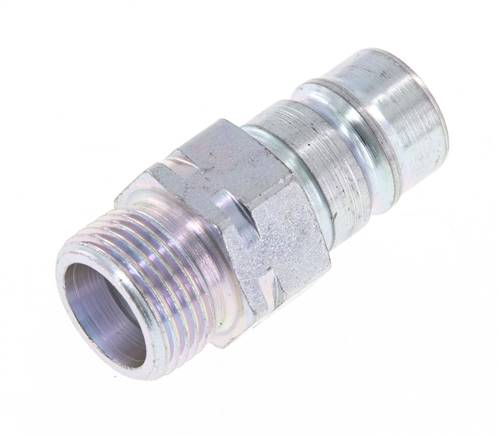 Acier DN 10 Coupleur hydraulique Bouchon 12 mm S Anneau de compression ISO 7241-1 A/8434-1 D 17.3mm