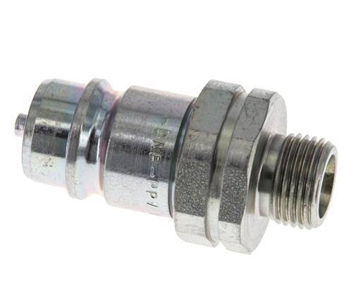 Acier DN 12.5 Coupleur hydraulique Bouchon 10 mm S Anneau de compression ISO 7241-1 A/8434-1 D 20.5mm