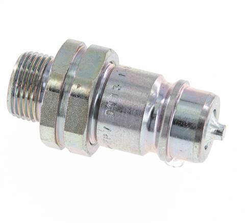 Acier DN 12.5 Coupleur hydraulique Bouchon 12 mm S Anneau de compression ISO 7241-1 A/8434-1 D 20.5mm