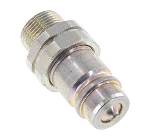 Acier DN 12.5 Coupleur hydraulique Bouchon 14 mm S Anneau de compression ISO 7241-1 A/8434-1 D 20.5mm