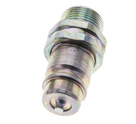 Steel DN 12.5 Hydraulic Coupling Plug 16 mm S Compression Ring ISO 7241-1 A/8434-1 D 20.5mm