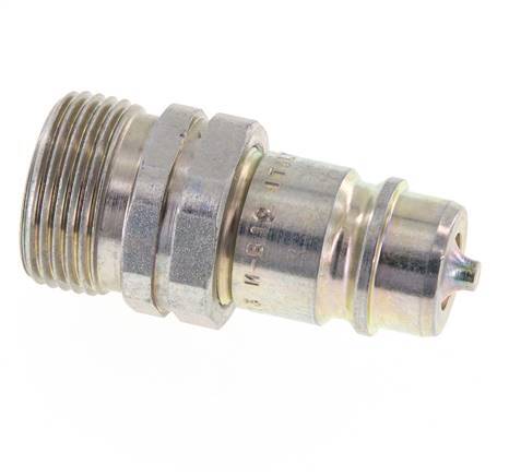 Acier DN 12.5 Coupleur hydraulique Bouchon 20 mm S Anneau de compression ISO 7241-1 A/8434-1 D 20.5mm