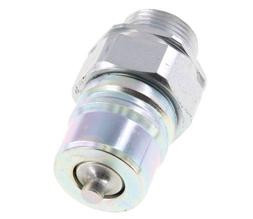 Acier DN 25 Coupleur hydraulique Bouchon 20 mm S Anneau de compression ISO 7241-1 A/8434-1 D 34.3mm