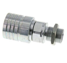 Acier Coupleur hydraulique DN 25 Manchon 22 mm L Anneau de compression Bulkhead ISO 7241-1 A/8434-1 D 34.3mm