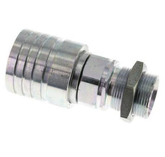 Acier Coupleur hydraulique DN 25 Manchon 28 mm L Anneau de compression Bulkhead ISO 7241-1 A/8434-1 D 34.3mm