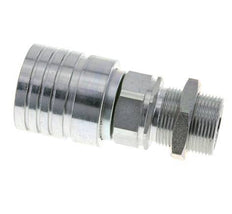 Steel DN 25 Hydraulic Coupling Socket 25 mm S Compression Ring Bulkhead ISO 7241-1 A/8434-1 D 34.3mm