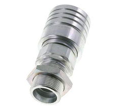 Acier Coupleur hydraulique DN 25 Socket 25 mm S Bague de compression Bulkhead ISO 7241-1 A/8434-1 D 34.3mm