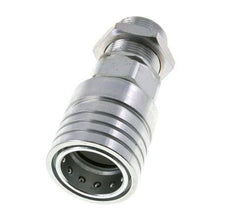 Acier Coupleur hydraulique DN 25 Socket 25 mm S Bague de compression Bulkhead ISO 7241-1 A/8434-1 D 34.3mm