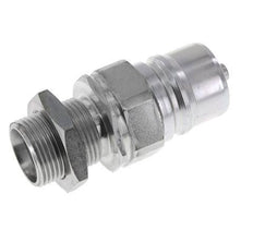Acier Coupleur hydraulique DN 25 Bouchon 22 mm L Anneau de compression Cloison ISO 7241-1 A/8434-1 D 34.3mm