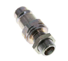 Acier DN 12.5 Coupleur hydraulique Bouchon 12 mm S Bague de compression Cloison ISO 7241-1 A/8434-1 D 20.5mm