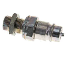 Acier DN 12.5 Coupleur hydraulique Bouchon 12 mm S Bague de compression Cloison ISO 7241-1 A/8434-1 D 20.5mm