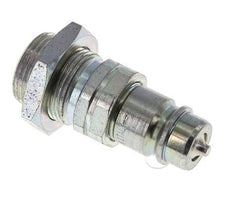 Acier DN 12.5 Coupleur hydraulique Bouchon 20 mm S Bague de compression Cloison ISO 7241-1 A/8434-1 D 20.5mm