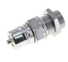 Acier DN 25 Coupleur hydraulique Bouchon 25 mm S Bague de compression Cloison ISO 7241-1 A/8434-1 D 34.3mm