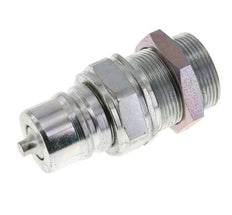 Acier DN 25 Coupleur hydraulique Bouchon 30 mm S Bague de compression Cloison ISO 7241-1 A/8434-1 D 34.3mm
