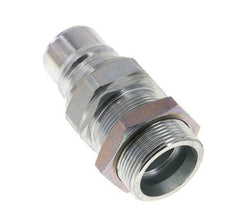 Acier DN 25 Coupleur hydraulique Bouchon 30 mm S Bague de compression Cloison ISO 7241-1 A/8434-1 D 34.3mm