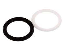 PTFE/NBR Seals Set for ISO 7241-1 A Hydraulic Coupling (20.5 mm and 38 mm) [5 Pieces]