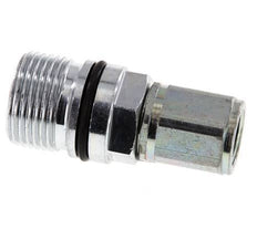 Acier Coupleur hydraulique DN 10 Manchon M16x1.5 Filets femelles ISO 14541 D M28 x 2