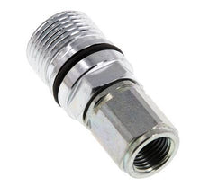 Acier Coupleur hydraulique DN 10 Manchon M16x1.5 Filets femelles ISO 14541 D M28 x 2