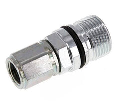 Acier Coupleur hydraulique DN 10 Manchon M16x1.5 Filets femelles ISO 14541 D M28 x 2