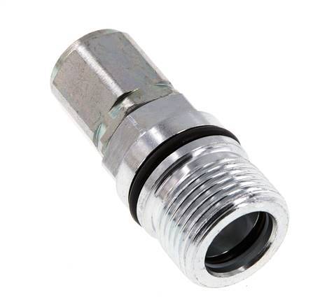 Acier Coupleur hydraulique DN 10 Manchon M16x1.5 Filets femelles ISO 14541 D M28 x 2