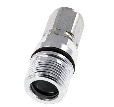 Acier Coupleur hydraulique DN 10 Manchon M16x1.5 Filets femelles ISO 14541 D M28 x 2